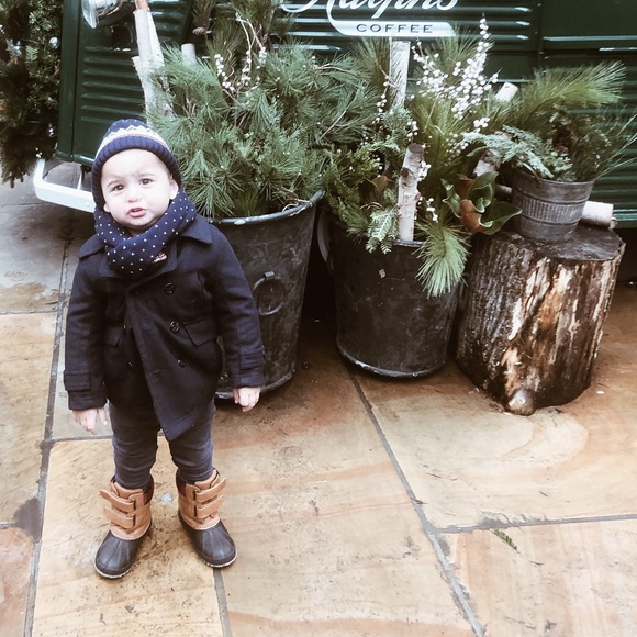 Toddler Peacoat - Navy Blue - Picture 1 of 4